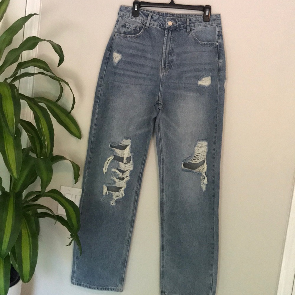Women’s SHEIN Ripped detail jeans - Size L